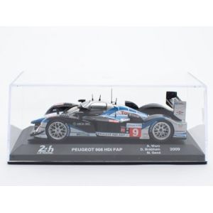 OPO 10 - Voiture Miniature 1/43 Compatible avec Peugeot 908 HDI FAP - Wurz-Brabham-Gen&eacute; - 2009 - Le Mans 24LM12 (easy-shop-express, neuf)
