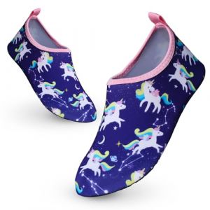YloveM Chaussures Aquatiques pour Enfant Filles Garçons Séchage Rapide Chaussures de Plage pour Enfants Antidérapantes Piscine Surf Jardin Piscine de Plage (GTEU-Direct, neuf)