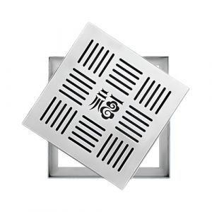 Grille De Drainage en Acier Inoxydable Robuste for L'ext&eacute;rieur Et L'int&eacute;rieur, Siphon De Sol Carr&eacute;, Grille De Caniveau, Siphon De Sol Carr&eacute; avec Cadre for Jardin, All&eacute;e, B&eacute;ton(20x30x3cm) (XaoYaDianPu, neuf)