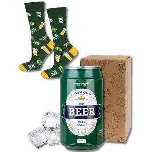 soxo Canette Bi&egrave;re Chaussettes Homme Biere Cadeau Drole Chaussette Cadeaux 40-45 Pale Lager2 1 Paire (Soxo, neuf)