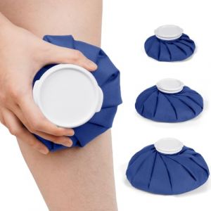 AOOWU Poche De Glace Réutilisable, 3PCS Sac De Chaleur Et De Froid Réutilisable, Réutilisable Chaud Froid Poche Glace d'Urgence, Pour Tête, Dos, Cou, Paule Blessures Sportives Soulagement Douleur (Aixhe, neuf)