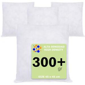 PEKITAS Lot de 4 Coussins de Garnissage 45x45 cm, Coussins en Fibre Creuse silicon&eacute;e, Haute r&eacute;cup&eacute;ration Ferme Doux et hypoallerg&eacute;nique, Coussin &agrave; Recouvrir, Oreillers Int&eacute;rieur, Rembourrage Coussins (Pekitas, neuf)