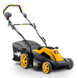 MOWOX POWER Tondeuse à Gazon Électrique, 1600W, Largeur de Coupe de 38cm, Réglage de Hauteur sur 5 Positions, Guidon Pliable, Bac à Herbe de 40L (DAYE Official Store, neuf)