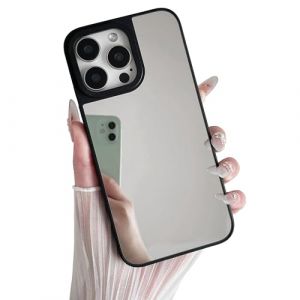 ZTOFERA Coque pour iPhone 14 Pro Max, Etui Miroir de Luxe Clair Brillant Souple TPU et Rigide PC Mince, Protection complète de la caméra Antichoc Anti-Rayures pour iPhone 14 Pro Max 6,7" - Noir (zongTop, neuf)