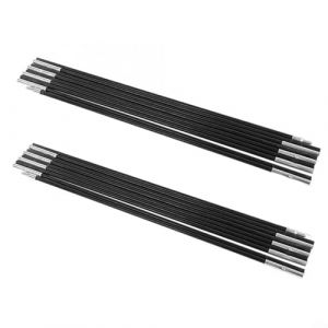 URPIZY Lot de 2 arceaux de tente de rechange en fibre de verre pour camping, extérieur, résistant aux intempéries, léger, 3,1 m - 4,75 m, 6,9 mm - 7,9 mm de diamètre, pour tentes de 1 à 8 personnes (Truworthymore, neuf)