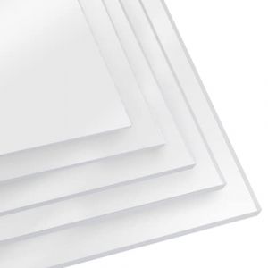 DR24 - Plaque en verre acrylique - 65 x 70 cm - D&eacute;coupe sur mesure - 4 mm d'&eacute;paisseur - Plaque en verre acrylique tr&egrave;s transparent - R&eacute;sistante &agrave; la casse et aux UV - Selon vos dimensions souhait&eacute;es (Duisburger-Rahmen24, neuf)