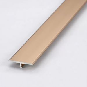 LIYI929GP Profil&eacute; en T, Noir Blanc Profil Rail De Transition Plate, Transition Facile Fixation, Bande De Moulure De Bord pour Moquette Et Rev&ecirc;tement De Sol, 90cm Long Aluminium Anodis&eacute; Barre De Seuil (LIYI929GP, neuf)