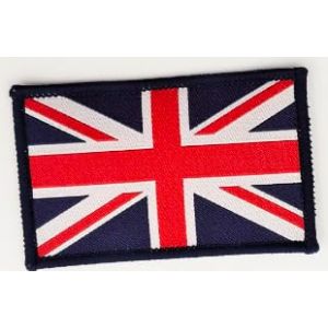 Patchs brodés avec drapeau du Royaume-Uni - Écusson du Royaume-Uni - Écusson brodé au Royaume-Uni - Écusson brodé au Royaume-Uni (Pandidui23, neuf)