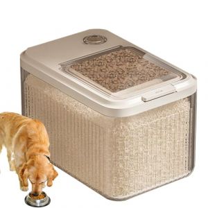 G&eacute;n&eacute;rique R&eacute;cipient Pour Le Stockage Des Croquettes - R&eacute;cipient Herm&eacute;tique De Stockage D'aliments Avec Couvercles | Bo&icirc;te De Rangement Herm&eacute;tique Pour Chats Et Petits Animaux (zhangzhiweI, neuf)