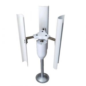 VCHICS Kit générateur d'éolienne, Turbine Éolienne Verticale 12V, Générateur À 3 Pales, Charur, Mode D'enseignement De La Puissance Convient pour Terrasse, Marine, Camping-Car, Chale (qiaoqiaomysh-01, neuf)
