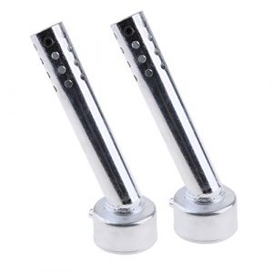 Sharplace 2 Pcs DB Killer Moto Tuyau Silencieux d'Échappement Universel - 48mm #2 (Colcolo-EU, neuf)