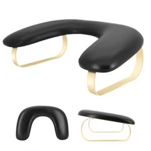 Tuxxjzm Repose-bras Nail Tech, repose-bras pour Nail Tech | Repose-main de manucure en cuir PU, coussin repose-bras en forme de U pour ongles,Repose-bras de bureau à ongles amovible, oreiller à main (rivtandt, neuf)