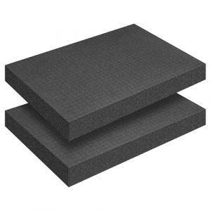 Lot de 4 boîtes à outils en mousse prédécoupée 400 x 300 x 50 mm - Mallette à outils pour appareil photo - Insert de valise, miniatures - Outils (400 x 300 x 50 mm 2er-Pack) (DIMA BYTECORE, neuf)