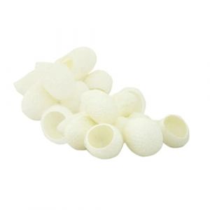 Healvian 200pi&egrave;ces Boules De Soie Naturelle Pour Soin Du Visage Gommage Nettoyante Boule De Soie Biologique (Le Sengyu, neuf)