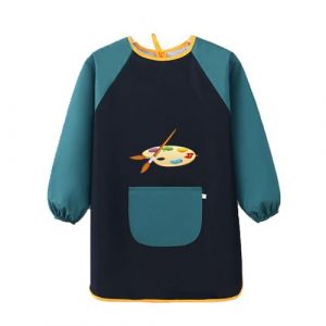 Tablier Peinture Enfant 3-8 Ans,Ecole Imperm&eacute;able Longues Manches Blouse Art Plastique Enfants,D'artiste Longue D'art Artisanal Painting Tabliers,pour Fille Garcon Kinder Maternelle Ecolier Cuisine (CARTOLOGY DIRECT S.R.L., neuf)