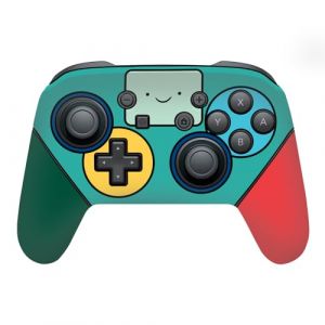Head Case Designs sous Licence Officielle Adventure Time BMO Graphiques Vinyle Autocollant De Jeu Peau Autocollant Couverture Compatible avec Nintendo Switch Pro Controller (eCell, neuf)