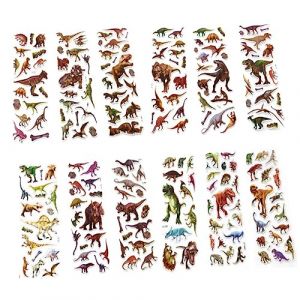 LRXIYODE 30 Feuilles autocollants pour la décoration cute stickers autocollant cute Stickers pour enfants dinosaure stickers autocollants pour enfants (XPWU, neuf)