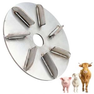 Disque grattoir haute performance pour l'épilation des poils de porc, idéal pour l'élevage. Fabriqué en acier inoxydable durable, il convient aux fermes, ateliers, et permet d'épiler poules, moutons, (guangzhouliudunyandianzishangwuyouxiangongsi, neuf)