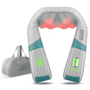 Snailax Masseur Cervical sans fil avec Chauffage, masseur de cou Shiatsu avec massage par p&eacute;trissage 4D, appareil de massage pour nuque &eacute;paules dos, cadeaux pour hommes/femmes (SNAILAX, neuf)