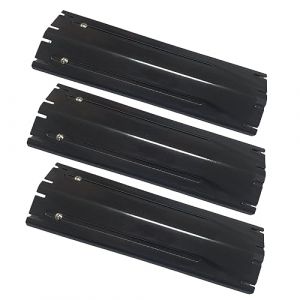 BricoShopping&reg; Diffuseur de chaleur pour barbecue &agrave; gaz pi&egrave;ce de rechange UNIVERSELLE R&Eacute;GLABLE INOX C&Eacute;RAMIQUE NOIR Grille Couvre-br&ucirc;leur Tente Protection Plaque Pour Couverture Des Couvre-Br&ucirc;leurs (BricoShopping, neuf)