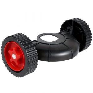 Sghtil Roues de support pour débroussailleuse, support pour tondeuse à gazon à roues droites, débroussailleuse sans fil, roues auxiliaires, accessoires de jardin, embout pour coupe- (hinetinly, neuf)