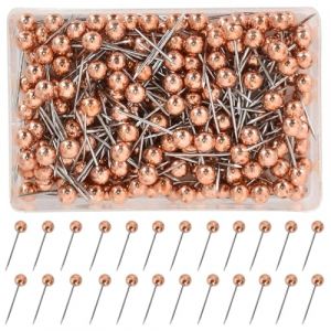 &Eacute;pingles Epingles,200 Pi&egrave;ces Epingles &agrave; T&ecirc;te, Punaises, Epingles &agrave; Coudre, Jeu D'&eacute;pingles, Punaises, Epingles en Acier Inoxydable, pour Travaux Manuels, Couture (CSMY-LHM, neuf)