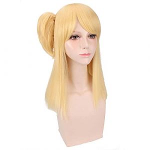 Role Play Wig For Fairy Tail Wigs Lucy Heartfilia Wig Long Straight Clip Ponytail Anime Cosplay Wig (YangJiangJiangChengHuoLunDianZiShangWuShangHang, neuf)