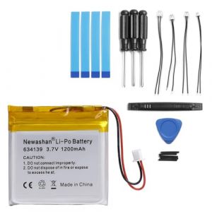 NEWASHAN Batterie SM-03 SP624038 Compatible avec Sony Casque Bluetooth sans Fil WH-1000XM3 WH-1000XM4 WH-XB900N WH-CH710N/B WH-H910N 1200mAh 3,7V Li-ION Lipo Accu Piles (newashan, neuf)