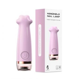 WJnflQN Lampe LED pour vernis &agrave; ongles, avec 2 r&eacute;glages de minuterie, appareil de manucure rechargeable &ndash; S&eacute;choir portable pour vernis &agrave; ongles &ndash; Pour maison, spa, centre de beaut&eacute;, salon de beaut&eacute; (jewen, neuf)