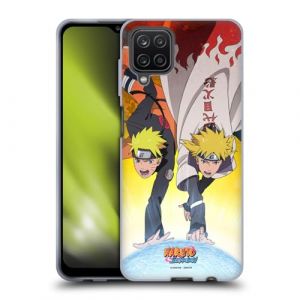 Head Case Designs sous Licence Officielle Naruto Shippuden Naruto et Minato Art Cl&eacute; Coque en Gel [Protection de Qualit&eacute; Militaire] Compatible avec Samsung Galaxy A12 (2020) (eCell, neuf)