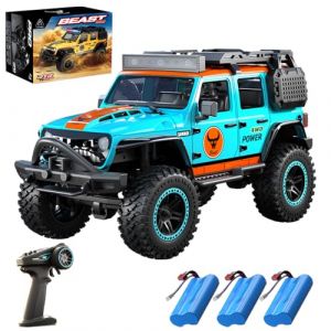 X-Verse SG206PRO Voiture t&eacute;l&eacute;command&eacute;e 1:20 RC Voiture Brosse &agrave; charbon Moteur 4WD All Terrain Offroad RC Truggy RC Truck Crawler pour adultes et enfants -3 batteries (X-verse, neuf)