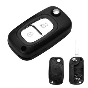 Cl&eacute; pour Clio 3, 1 pi&egrave;ce Cle pour Clio 3, Coque Cle pour Clio 3, pour Clio 3, pour Kangoo, pour Modus, pour Trafic, pour Twingo, pour Wind, Facile &agrave; Installer et Facile &agrave; Utiliser. (AMAAL ABD LIMITED, neuf)