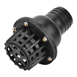 Clapet Anti-retour, Clapet de Pied de Pompe à Eau Clapet Anti-retour Plat Basse Pression en PVC Noir pour Machine à Fluide avec Raccords de Tube Filetés de Manière Professionnelle (2in) (Mixitech, neuf)