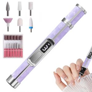 Drillage &agrave; ongles - 3 vitesses File de ongles &eacute;lectriques | Retonnement de callosit&eacute; &agrave; pied rechargeable | Filer des professionnels, manucure de p&eacute;dicure d&eacute;finie pour les femmes, les hommes, le (credik, neuf)