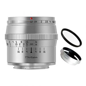 TTArtisan Objectif 50 mm F1.2 APS-C Mise au point manuelle grande ouverture fixe pour appareil photo Sony E Mount A6000 A6300 A6400 A7C A7RII A7RIII A7II A7III A7SII A7SIII A9 (NIYI FOCUS, neuf)