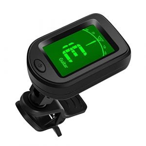 Accordeur de Guitare &agrave; Clipser, Accordeur &eacute;lectronique &eacute;cran LCD Multifonction 12 Temp&eacute;raments &eacute;gaux pour Instruments de Musique (Nocopi, neuf)
