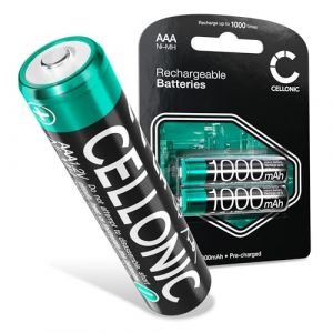 CELLONIC 2X AAA Batterie Téléphone Fixe 2X AAA 1000mAh – Compatible avec Siemens Gigaset A400, A415, C430, CL660, S810 – NiMH Rechargeable (subtel, neuf)