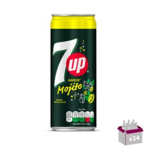 7 Up Mojito - 24 x 33 cL (Conseil & Négoce Européen, neuf)