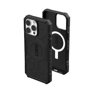 Urban Armor Gear Pathfinder MS Housse Compatible Apple iPhone 16 Pro Max Case (Chargement sans Fil/rechargement magnétique Compatible, Protection Contre Les Chutes) Noir (One Stop Euro Shop (FR), neuf)