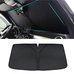 LUKBUT Convient pour Mercedes Benz Classe A W177 2019-2023, Pare-Soleil de Pare-Brise de Voiture, Pare-Soleil de Pare-Brise de Voiture Portable Pliable, Facile à Utiliser (huouhusw, neuf)