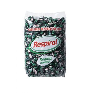 Cadburry - Caramelos respiral regaliz mentol bolsa 1 kg (300 unid aprox) (LOGAN MALL, neuf)