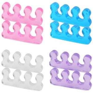 8pcs Ecarteur Orteil, Separateur Orteil, Séparateurs d'orteils pédicure, séparateurs d'orteils pédicure, séparateurs d'ongles lavables, séparateurs d'orteils pour application de vernis à ongles (MIN  CHUNSHENG UK SHOP, neuf)