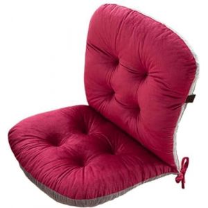 Coussin de Chaise avec Dossier, Coussin de Chaise, Coussin D'assise et Coussin de Dossier pour Chaises, Fauteuils, Coussin &Agrave; Dossier Bas, Coussin Rembourr&eacute;, Coussin de Si&egrave;ge de Chaise de Jardin (baihuo百货品牌店-1, neuf)