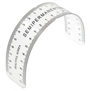 Healifty Tatouage Règle d'Arc Brodé Sourcils Règle De Tatouage Plastique Règle d'Arc De Positionnement Permanent Approprié Pour Les Femmes (Beauty Imagine Space, neuf)