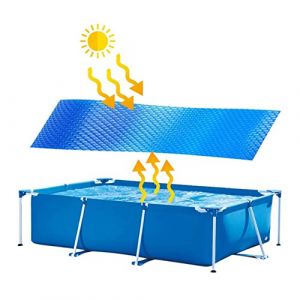 Kaxenig Bâche De Piscine Solaire, Bâche À Bulles Piscine,Bache Piscine Ho Sol Film Isolant À Bulles PE Piscine Protection UV Couverture Solaire De Piscine pour Piscine, 300x200cm (Zeyuyun, neuf)