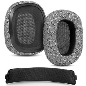 Coussinets de rechange G933 G633 compatibles avec casque Logitech G933s G633s G935 G635 Upgrades Coussinets (bandeau + coussinets) (SONGYUN, neuf)