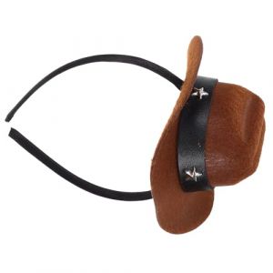 G&eacute;n&eacute;rique Mini Chapeau Haut de Forme Marron &Eacute;l&eacute;gant avec Serre-t&ecirc;te pour F&ecirc;te Costum&eacute;e Vintage Bandeau Cheveux pour Mariage Carnaval Anniversaire Th&eacute; et No&euml;l (CLACKUI, neuf)