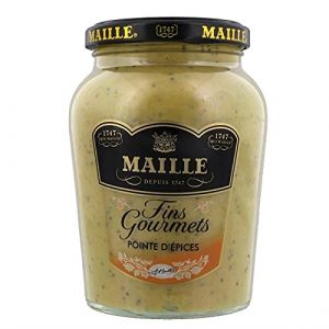 Maille Moutarde Fins Gourmets Pointe d’Épices 340g (lot de 6) (SELFDRiNKS, neuf)
