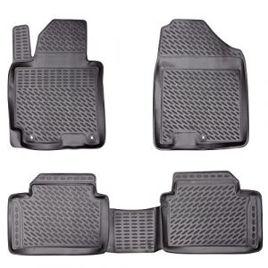 ELMASLINE 3D Tapis de Sol pour KIA CEED 3 2018-2025 | Tapis de Voiture en Caoutchouc avec Bords Extra Hauts | Accessoires Auto (herneland, neuf)