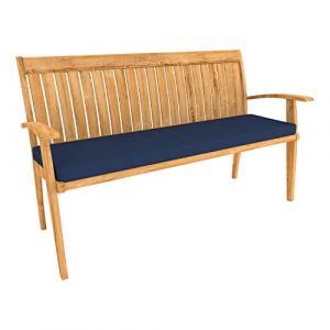 POKAR Coussin Banquette Galette de Chaise Banc de Jardin Coussin Banc Mousse pour Coussin Housse Coussin pour Intérieur ou Extérieur (100 x 40 x 5, Bleu Foncé) (EURAKOP-FR, neuf)